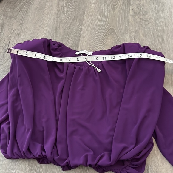 Zara crop top 💜. Size S - Picture 7 of 9